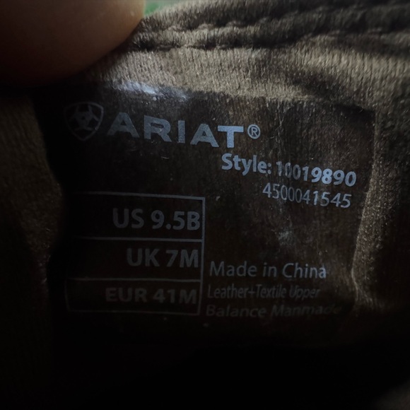 Ariat Cruiser Saddle Tan Suede/Aztec Print Shoe 10019890‎ Womens 9.5B - Picture 2 of 5